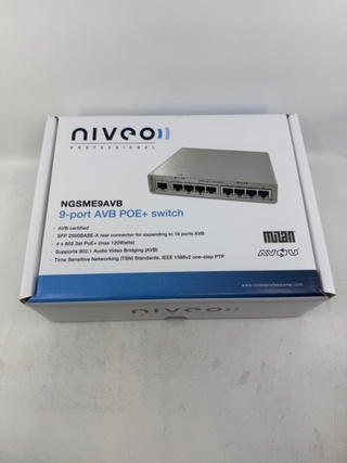AVB switch, Niveo, NGSME9AVB