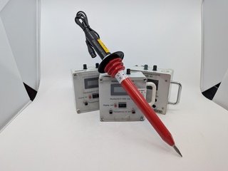 (NS materiaal) 3x hoogspanningsmeter, DIGIT, met 4x sonde, FLUKE 80K-4
