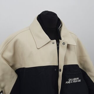 Jas, maat 52, Louis Vuitton, Leather and Nylon Blouson