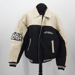Jas, maat 52, Louis Vuitton, Leather and Nylon Blouson
