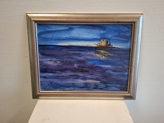 Acryl/doek, Maya Wildevuur (1944-2023), Landschap