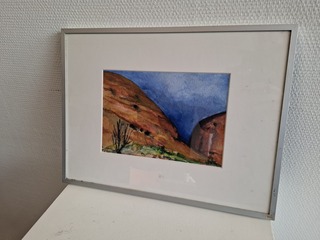 Aquarel, Maya Wildevuur (1944-2023), Australië – de Olga, 1995