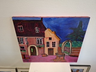 Acryl/doek, Maya Wildevuur (1944-2023), Bretange, 2001