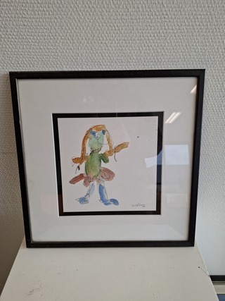 Kunstwerk in lijst, Maya Wildevuur (1944-2023), 1995