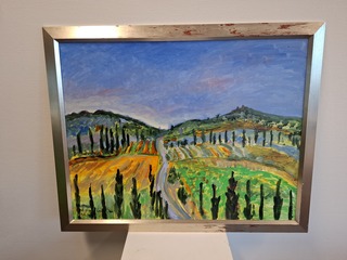 Acryl, Maya Wildevuur (1944-2023), Toscane / Italie, 2008