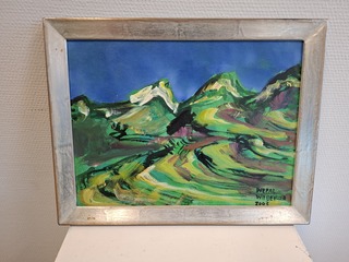 Acryl, Maya Wildevuur (1944-2023), Nepal, 2003