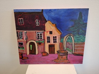 Acryl/doek, Maya Wildevuur (1944-2023), Bretange, 2001