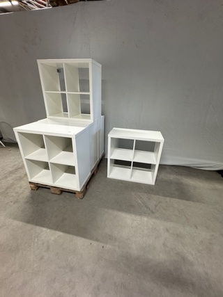 5x Vakkenkast Ikea, wit
