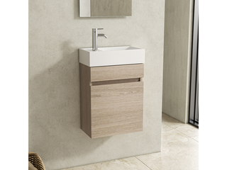 Fontein + Meubel Walnut 40 cm, Karo, walnut