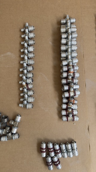 Ca. 110x Pers koppelingen, Uponor, KGT 500 profiline