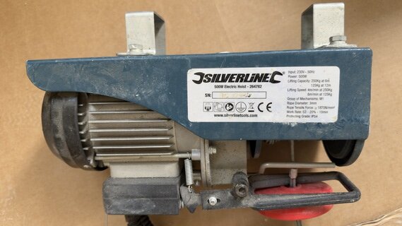 Elektrische takel/ lier, Silverline , KGT 500 profiline