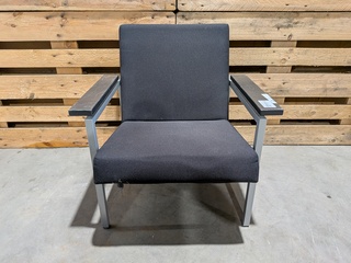 (NS materiaal) 2x Fauteuil, Gijs Van Der Sluis, Model 30, Zwart