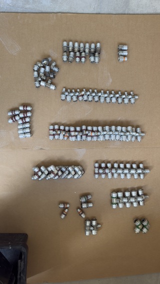 Ca. 110x Pers koppelingen, Uponor, KGT 500 profiline