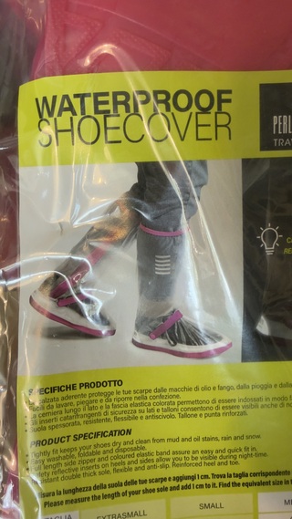 Ca. 40x Waterproof schoenhoezen, Perfetti Travel, Transparant