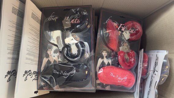 Ca. 38x Naughty set, Widmann / Lovers Fun Set, Love Kit – diverse kleu