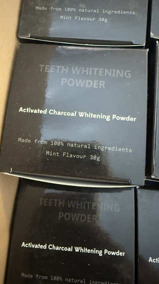 Ca. 275x Teeth Whitening Powder – Activated Charcoal, Mint 30g
