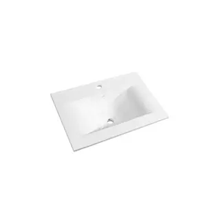8x Wastafel, Allibert, Soft, Wit
