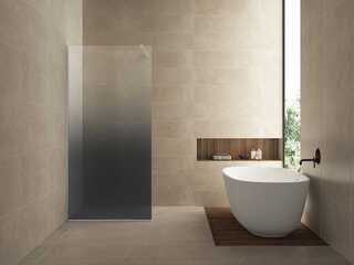Glasplaat Slim Rook naar helder glas 100×200 WB, 20.3561