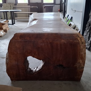 Boomstam tafel | L vorm, 2026