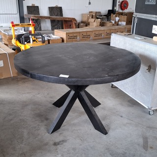 Eettafel | Mangohout | 130 cm, 2026