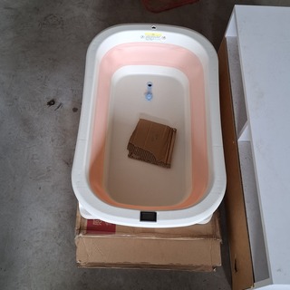 Babykinder badje met digitale thermometer, 2026