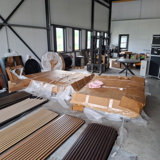 Buffetkast mangohout 400 cm | Gebroken, in 2 delen, 2026