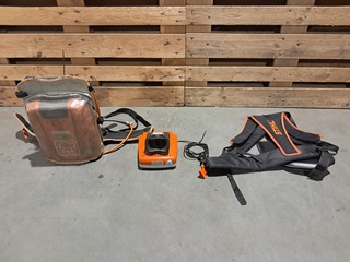 Ruggedragen accu, STIHL, AR 3000 L, incl. snellader en harnas