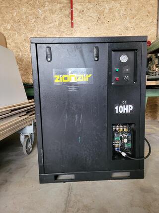 Compressor, ZION Air, CP75S8 | 900L/min, Zwart, 2017