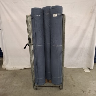 6x Rol Moltonflanel, Antraciet