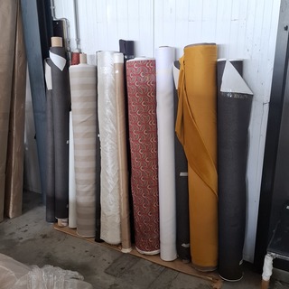 Ca. 12x Rol meubelstof | assorti