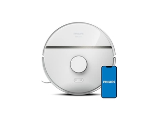 Philips HomeRun Aqua 3000 Robotstofzuiger met Dweilfunctie Wit