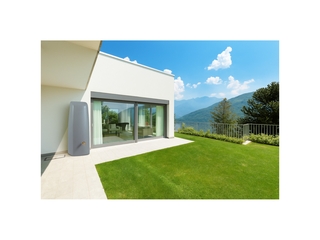 Regenton Elegance grijs 400L + kraantje en vulautomaat