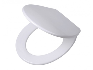 Tiger Boston WCbril  Softclose  Duroplast  Afklikbaar  Wit/Chroom