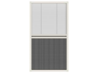 Livn Duo Plissehor Raam Plus 55x100cm Wit