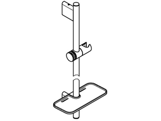 Grohe Rainshower SmartActive Glijstang  90 cm Chroom