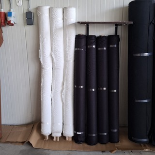 7x Rol poplin bekledingsstof