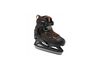 Oxelo Schaatsen Fit 100 Kinder Zwart/Oranje maat 29–32