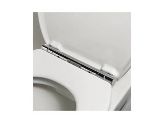 Tiger Boston WCbril  Softclose  Duroplast  Afklikbaar  Wit/Chroom