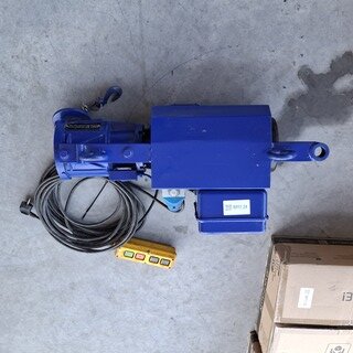 Elektrische takel / Lier – 230V , Blauw