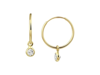 Marie-Celeste Oorringen Zirkonia  Goud