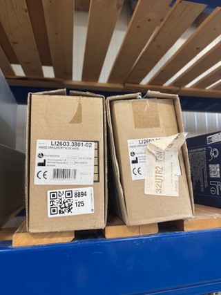 2x Toiletbeugel Handicare, Linido, wit, , opklapbaar