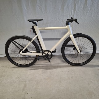 Elektrische herenfiets, Cowboy, Classic, Wit