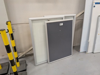 3x Kliklijst met 2x memobord