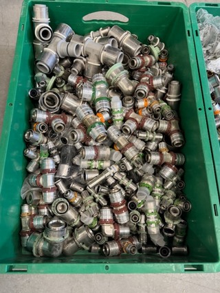 3x Bak Perskoppelingen Rehau, Uponor en VSH