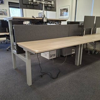 Elektrisch duoblok sta-zit bureau