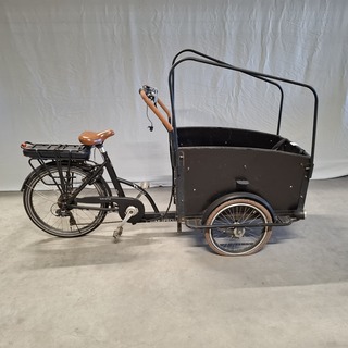 Elektrische bakfiets | Driewieler, Troy Bikes, Zwart