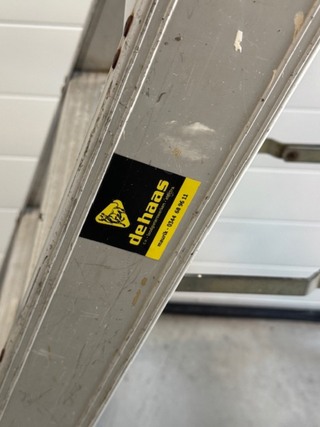 Uitzettrap, 2×5 aluminium