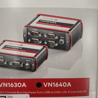 Flexible 4-channel bus interface Vector, VN1640A