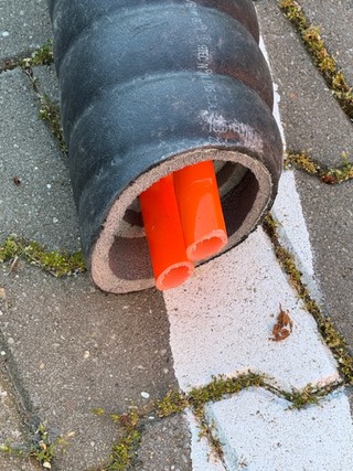 3x Voorgeïsoleerde dubbele verwarmingsleiding Terrendis