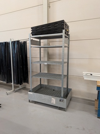 Vloeistoflekbak met stelling Bauer, 3021, bouwjaar 2007